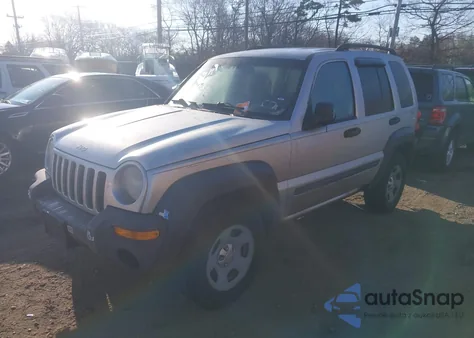 2003 Jeep Liberty Sport из США, поврежденный, VIN 1J4GL48K63W645945